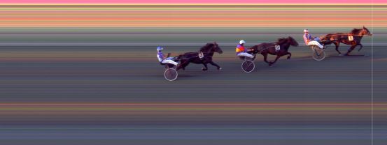 Målfoto for løp 7 på bane BI den 16.07.2021