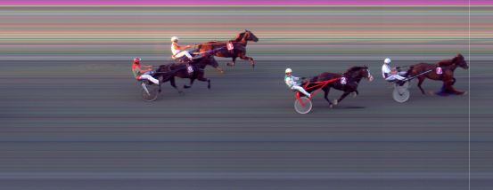 Målfoto for løp 8 på bane BI den 16.07.2021