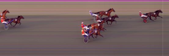 Målfoto for løp 5 på bane BI den 19.07.2021