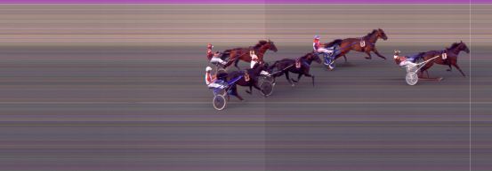 Målfoto for løp 7 på bane BI den 19.07.2021