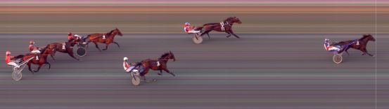 Målfoto for løp 6 på bane BI den 30.07.2021