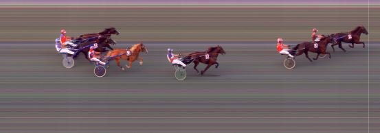 Målfoto for løp 8 på bane BI den 30.07.2021