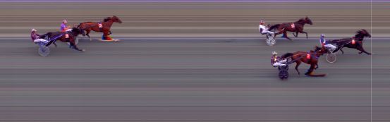 Målfoto for løp 3 på bane BI den 13.08.2021