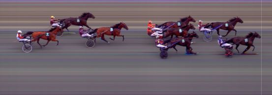 Målfoto for løp 4 på bane BI den 13.08.2021