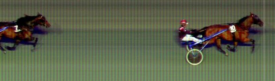 Målfoto for løp 6 på bane BI den 17.09.2021