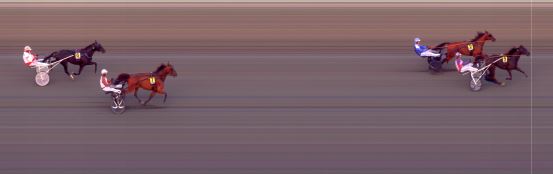 Målfoto for løp 1 på bane BI den 26.09.2021