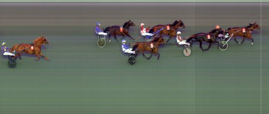 Målfoto for løp 3 på bane BI den 26.09.2021