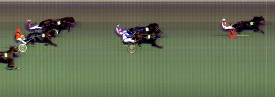 Målfoto for løp 4 på bane BI den 26.09.2021