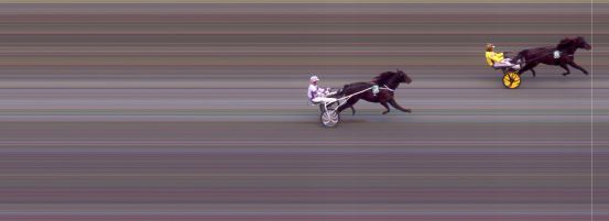 Målfoto for løp 4 på bane BI den 09.10.2021