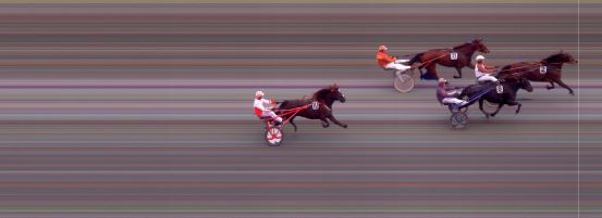 Målfoto for løp 5 på bane BI den 09.10.2021