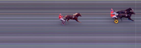 Målfoto for løp 7 på bane BI den 09.10.2021