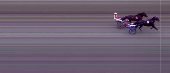 Målfoto for løp 8 på bane BI den 09.10.2021