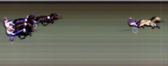 Målfoto for løp 4 på bane BI den 17.10.2021