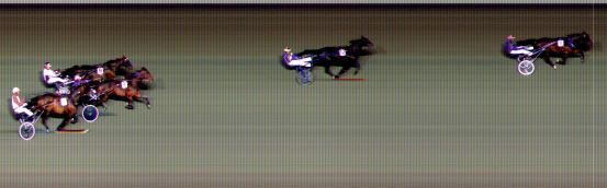 Målfoto for løp 5 på bane BI den 17.10.2021