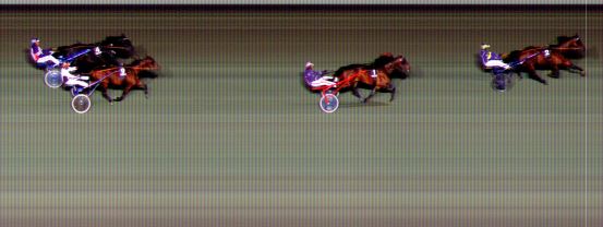 Målfoto for løp 6 på bane BI den 17.10.2021