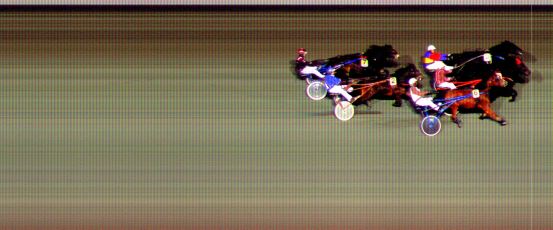 Målfoto for løp 9 på bane BI den 17.10.2021