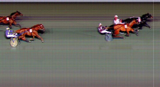 Målfoto for løp 3 på bane BI den 22.10.2021