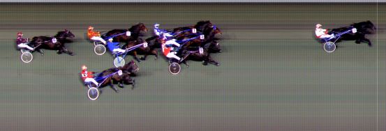 Målfoto for løp 5 på bane BI den 22.10.2021