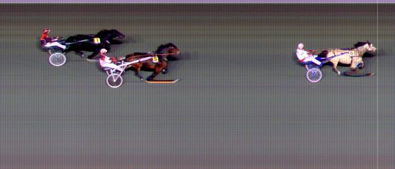 Målfoto for løp 1 på bane BI den 29.10.2021