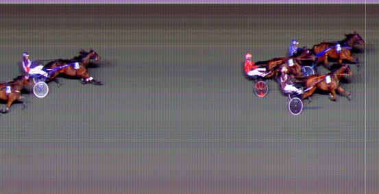 Målfoto for løp 2 på bane BI den 29.10.2021