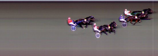 Målfoto for løp 1 på bane BI den 12.11.2021