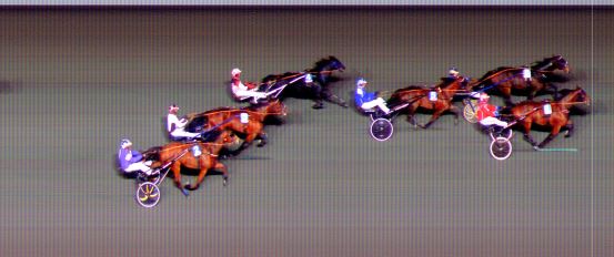 Målfoto for løp 2 på bane BI den 12.11.2021