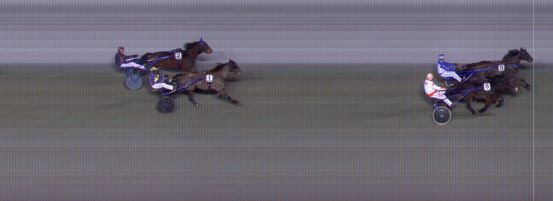 Målfoto for løp 5 på bane BI den 03.12.2021