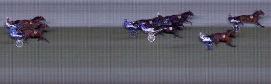 Målfoto for løp 7 på bane BI den 03.12.2021