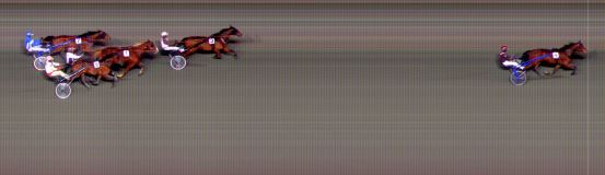 Målfoto for løp 5 på bane BI den 12.12.2021