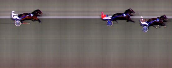 Målfoto for løp 2 på bane BI den 17.12.2021