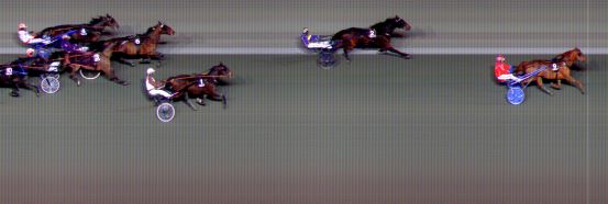 Målfoto for løp 6 på bane BI den 17.12.2021