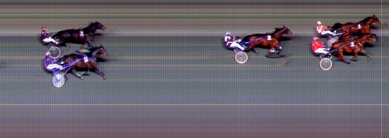 Målfoto for løp 6 på bane BI den 13.01.2022