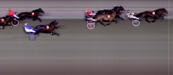 Målfoto for løp 3 på bane BI den 11.02.2022