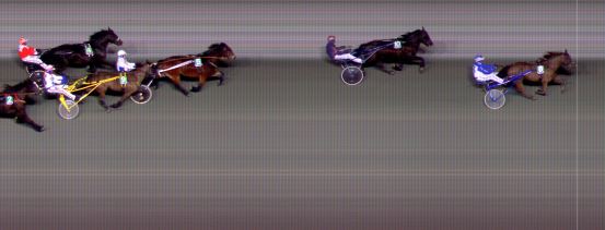 Målfoto for løp 4 på bane BI den 11.02.2022