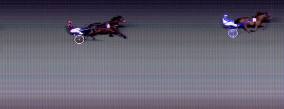 Målfoto for løp 3 på bane BI den 25.02.2022