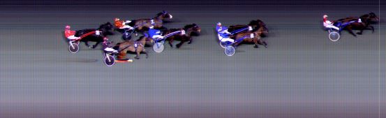 Målfoto for løp 6 på bane BI den 25.02.2022