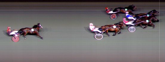 Målfoto for løp 4 på bane BI den 11.03.2022