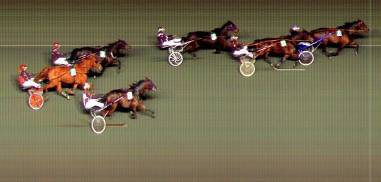 Målfoto for løp 4 på bane BI den 25.03.2022