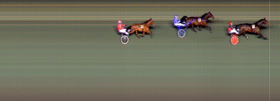 Målfoto for løp 7 på bane BI den 08.04.2022