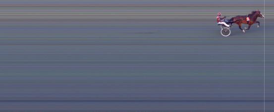 Målfoto for løp 3 på bane BI den 21.04.2022