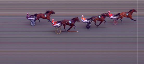 Målfoto for løp 4 på bane BI den 29.04.2022