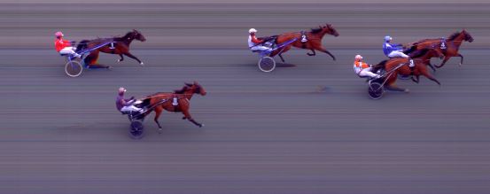 Målfoto for løp 6 på bane BI den 29.04.2022