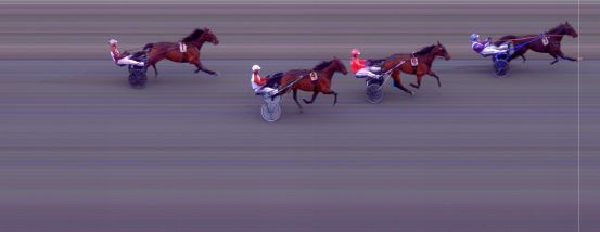 Målfoto for løp 7 på bane BI den 29.04.2022