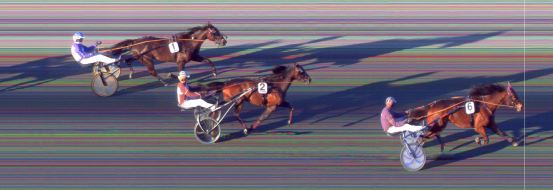 Målfoto for løp 5 på bane BI den 08.05.2022