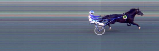 Målfoto for løp 9 på bane BI den 08.05.2022