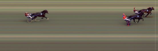 Målfoto for løp 2 på bane BI den 21.05.2022