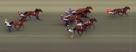 Målfoto for løp 6 på bane BI den 21.05.2022