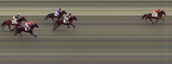 Målfoto for løp 4 på bane BI den 27.05.2022