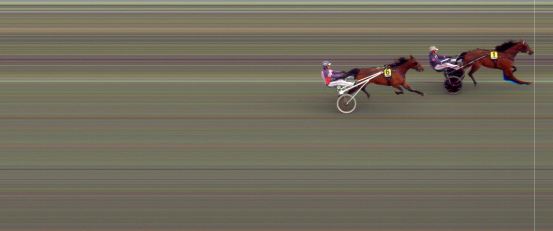 Målfoto for løp 1 på bane BI den 03.06.2022