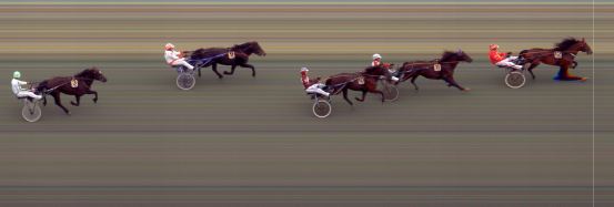 Målfoto for løp 7 på bane BI den 15.06.2022